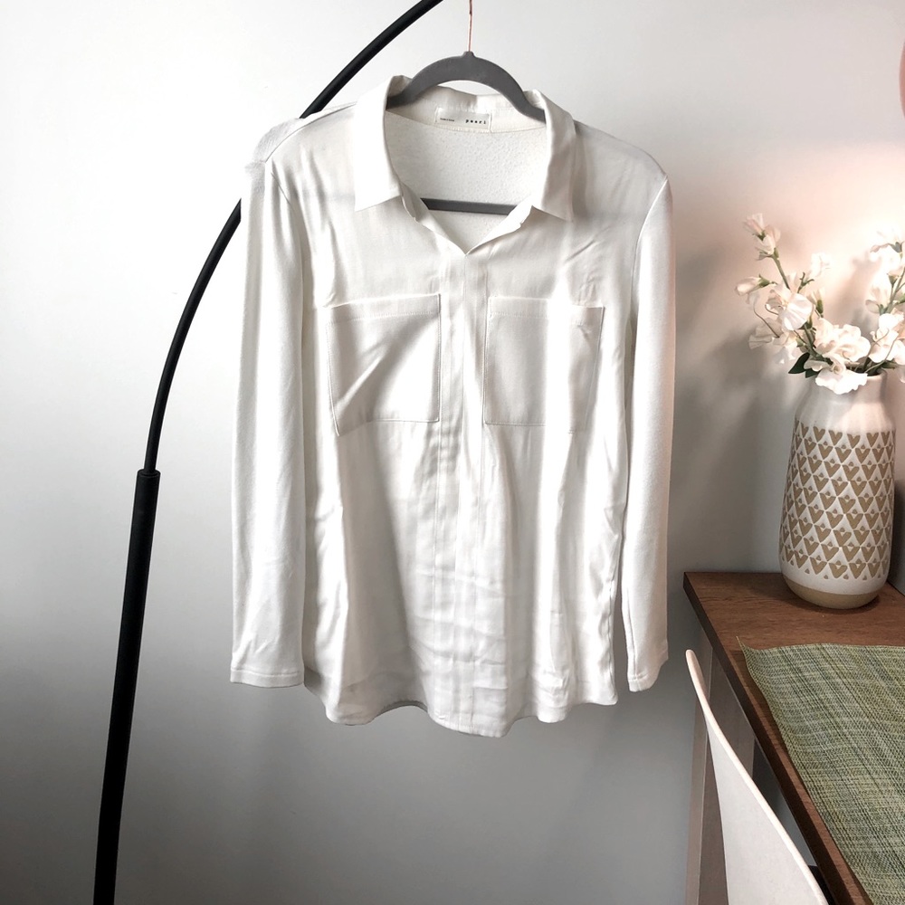 Winter warm long blouse